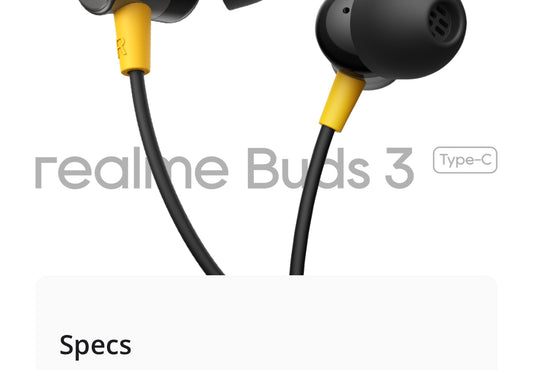 Realme Buds 3 Type-C Wired Earphone