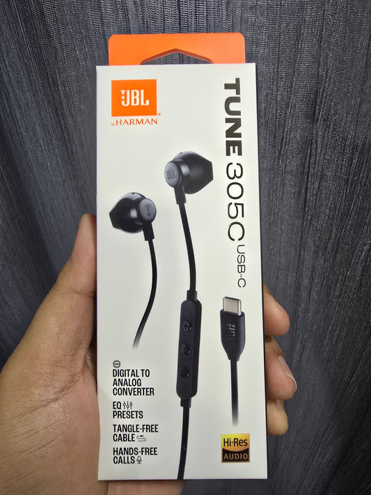 JBL Tune 305C USB-C Wired Earphone