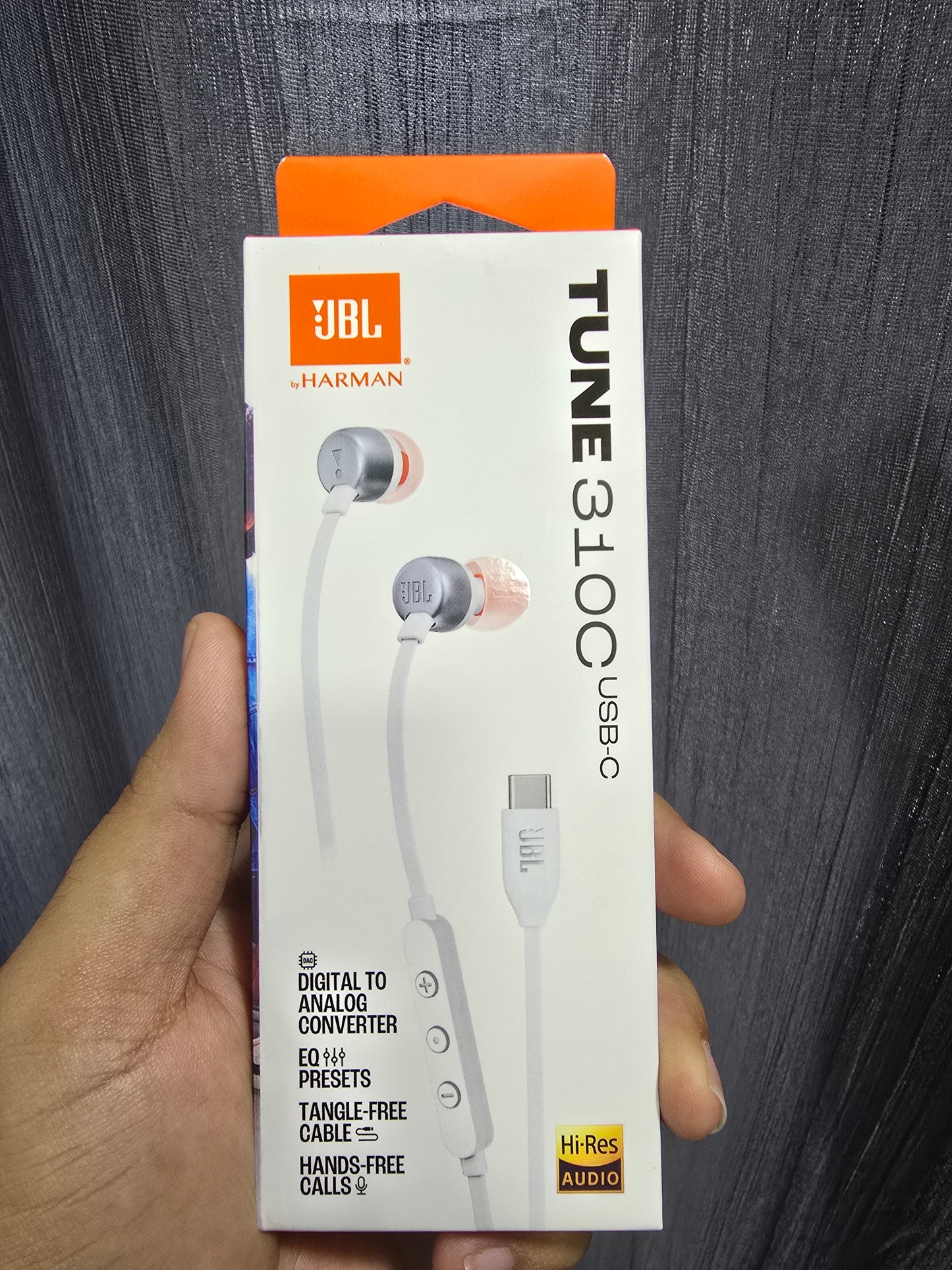 JBL Tune 310C USB-C Wired Earbuds