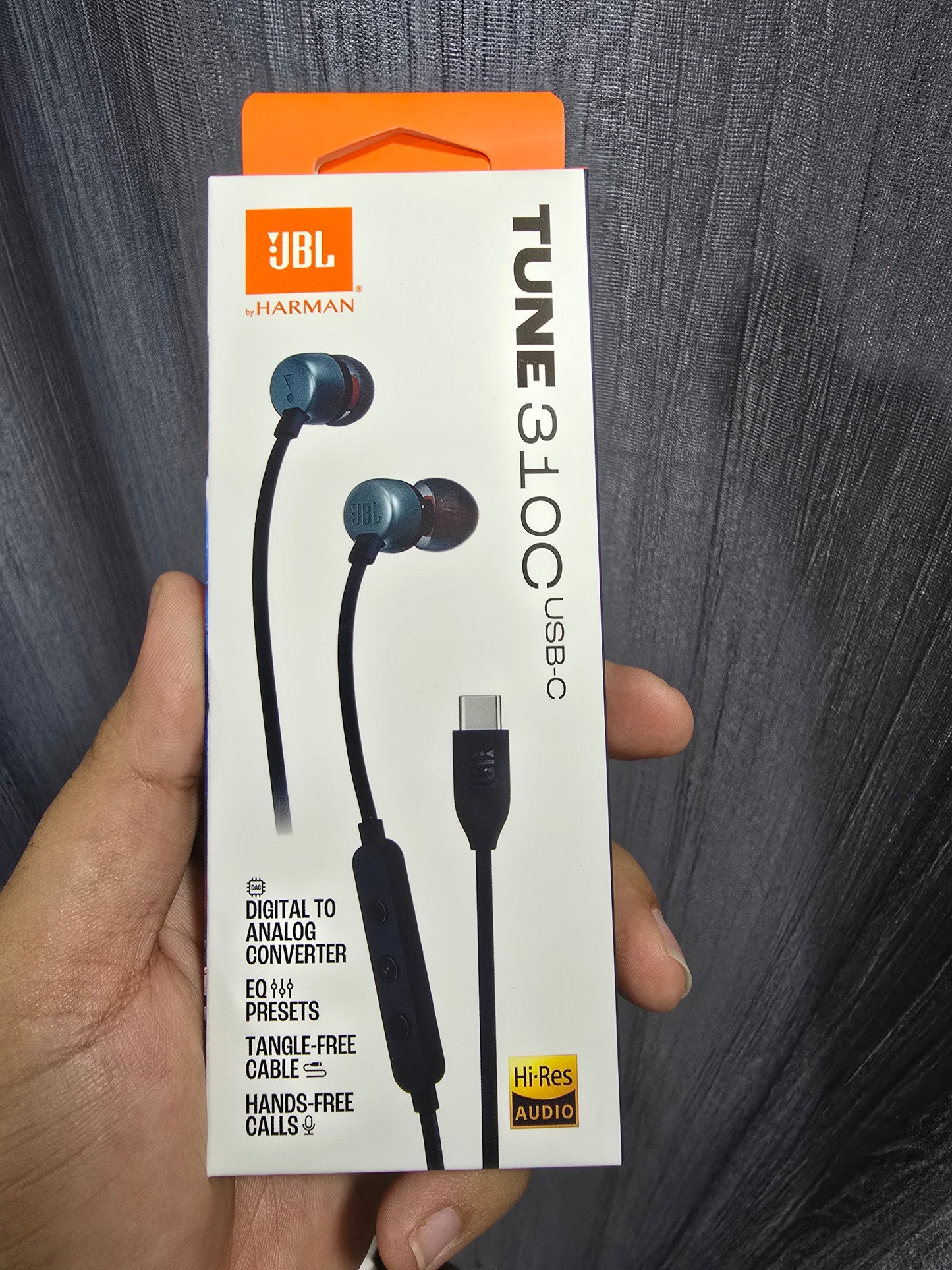 JBL Tune 310C USB-C Wired Earbuds