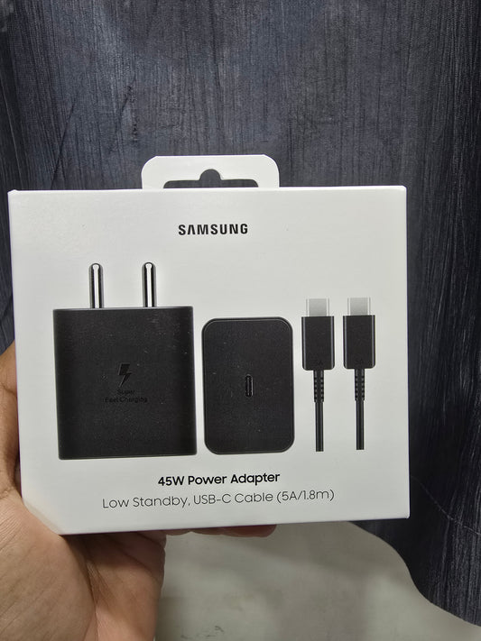 Samsung 45 W Type-C Travel Adaptor with Cable
