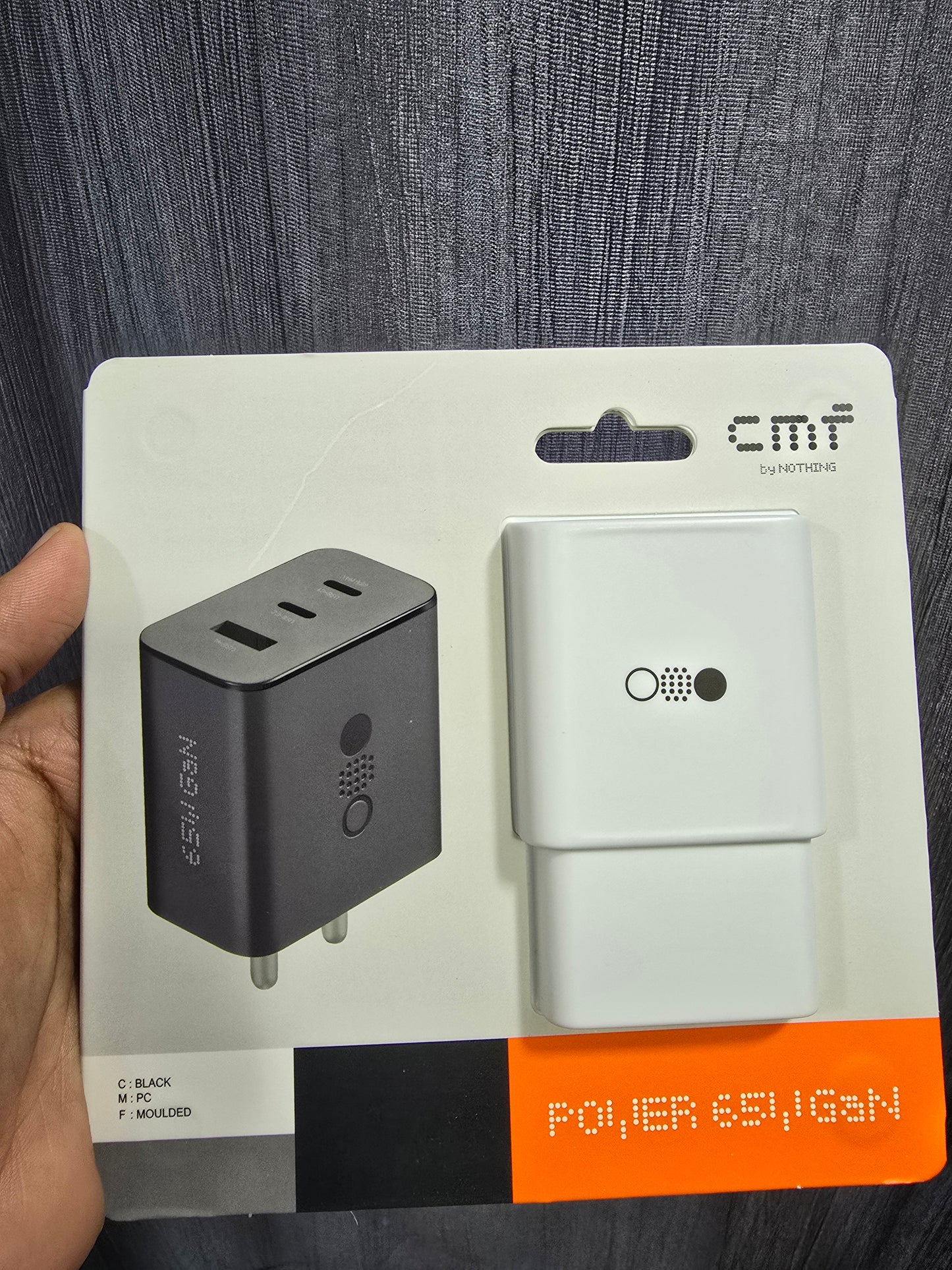 CMF by Nothing 65 W Adpter (Dark grey)