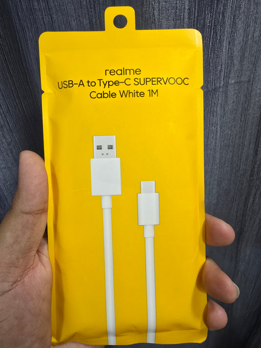 Realme USB-A to Type-C SUPERVOOC Cable